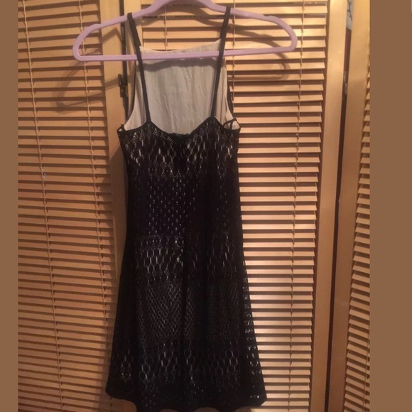 Hugo Buscati Dress Lace Lined Black Size XS - Picture 5 of 8